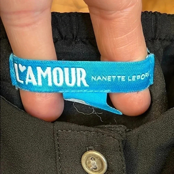 WOMENS L'AMOUR‎ BLACK SPAGHETTI STRAP JUMPSUIT XL - Picture 7 of 9